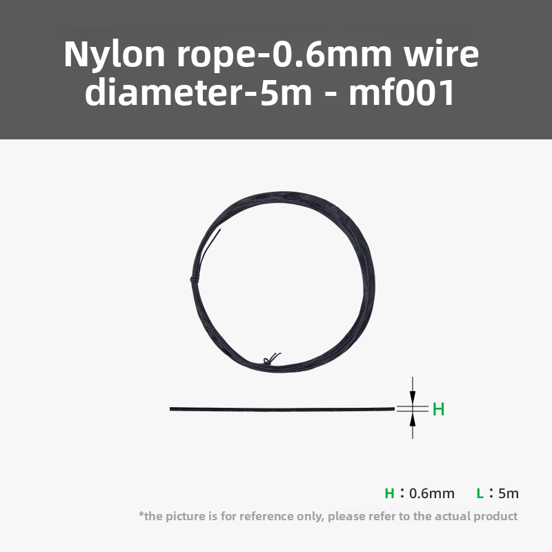 3D Printing Nylon - Original brandneues Nylonseil - 0,6 mm