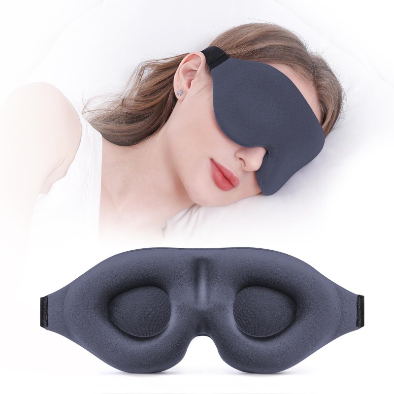 3D Printing Mask - 1 Stück 3D-Konturierte Schlafmaske Lichtblockierende Weiche